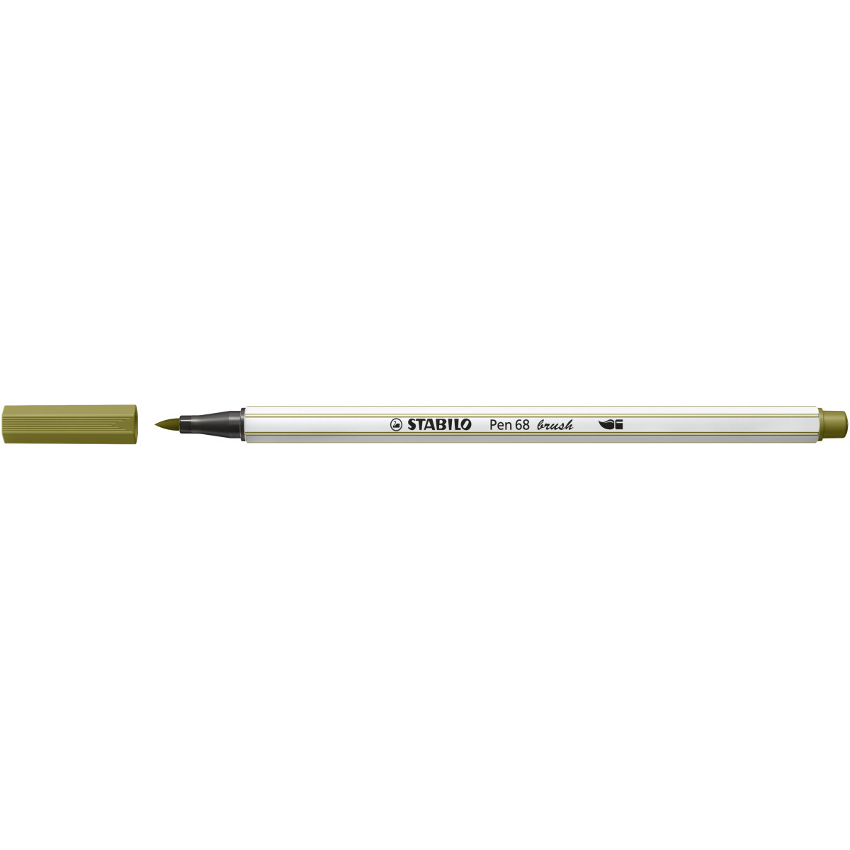 STABILO Pen 68 brush Schlammgrün