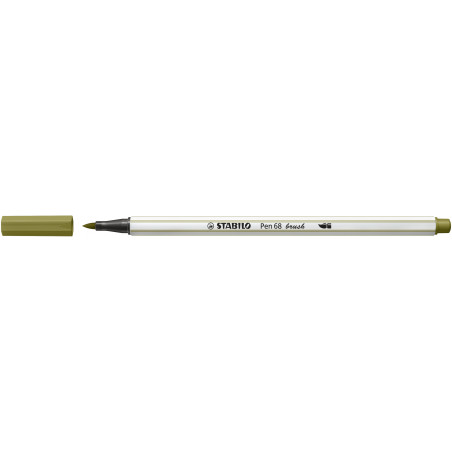 STABILO Pen 68 brush Schlammgrün