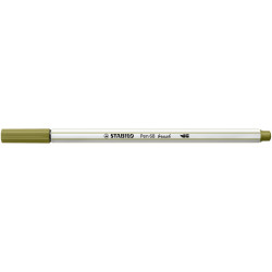 STABILO Pen 68 brush Schlammgrün