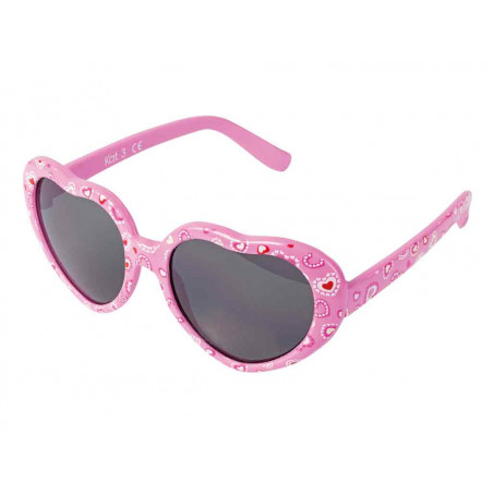 Sonnenbrille FL Herzform rosa (1)