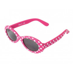 Sonnenbrille FL pink m. w. Punkten (1)