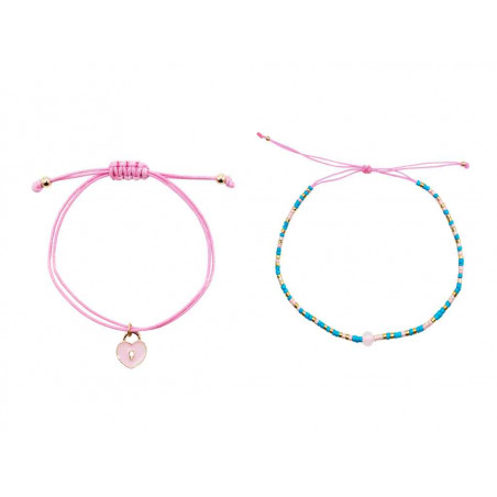 Armband Set 2tlg. Schloß/Herz (6)