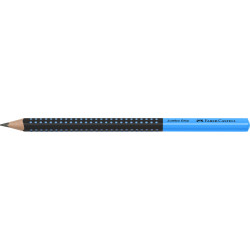 Bleistift Jumbo Grip Two Tone sw/blau
