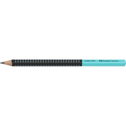 Bleistift Jumbo Grip Two Tone sw/türkis