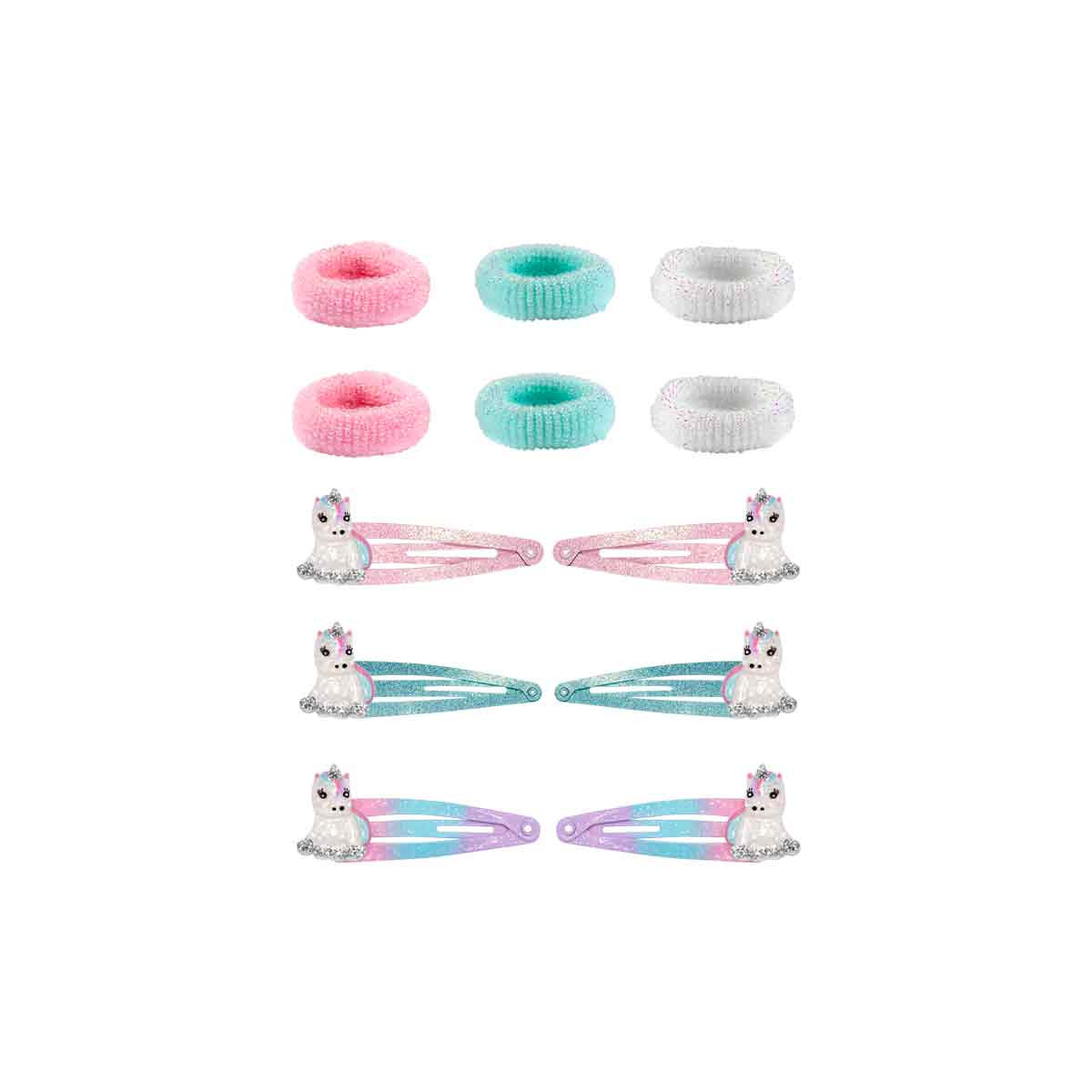 Set HG+CC Clips Einhorn 4tlg. 3 Farben (6)