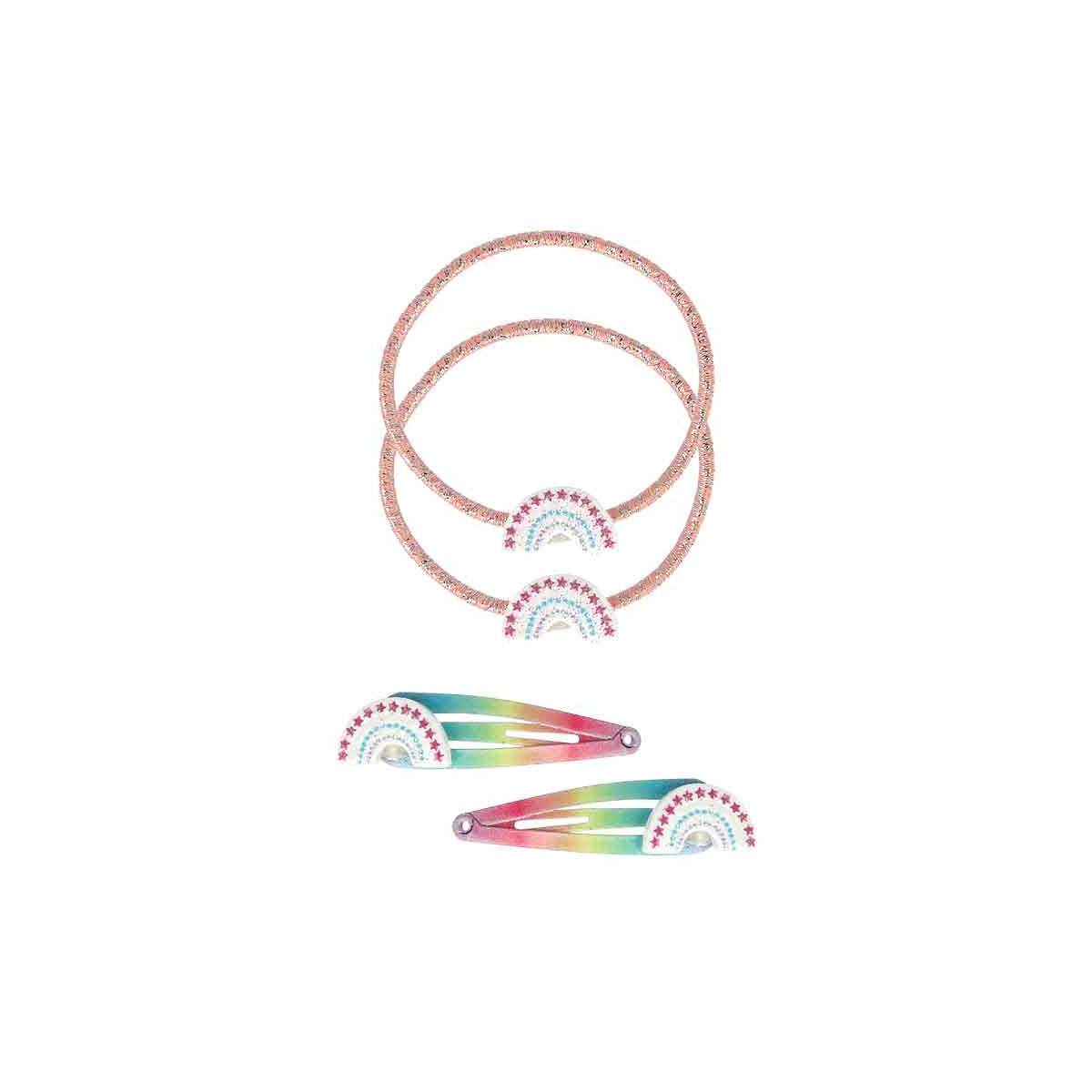 Haar Set Regenbogen 4tlg. (6)