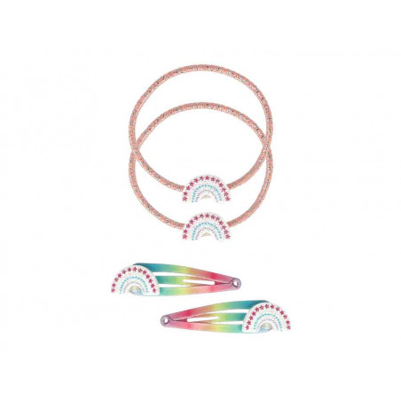 Haar Set Regenbogen 4tlg. (6)