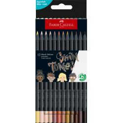 Buntstifte Black Edition Skin Tones 12er