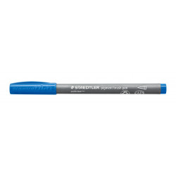 pigment brush pen pazifikblau
