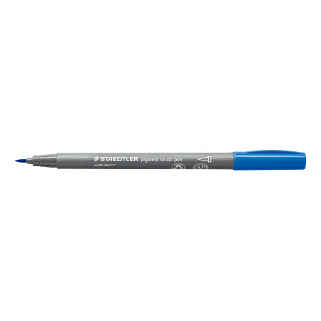 pigment brush pen pazifikblau