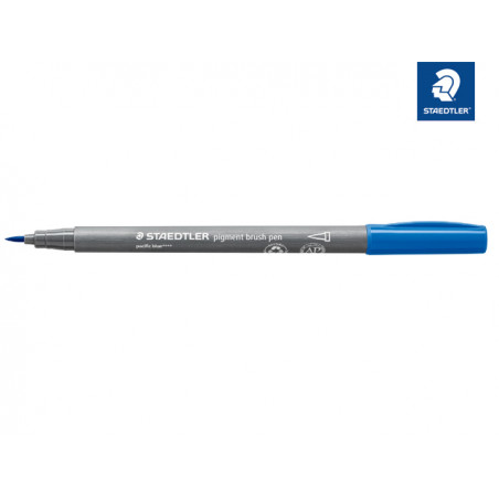 pigment brush pen pazifikblau