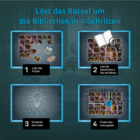 EXIT-Puzzle Bibliothek