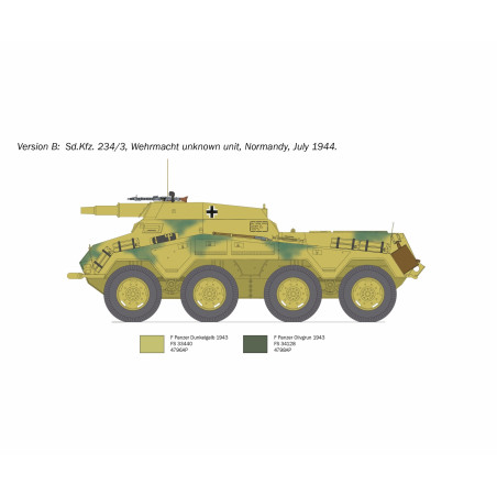 1:35 Sd.Kfz. 234/3 Sw. Panzer