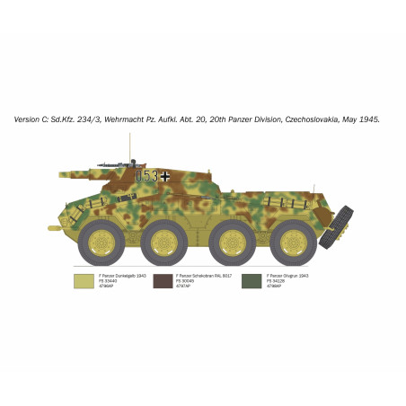 1:35 Sd.Kfz. 234/3 Sw. Panzer