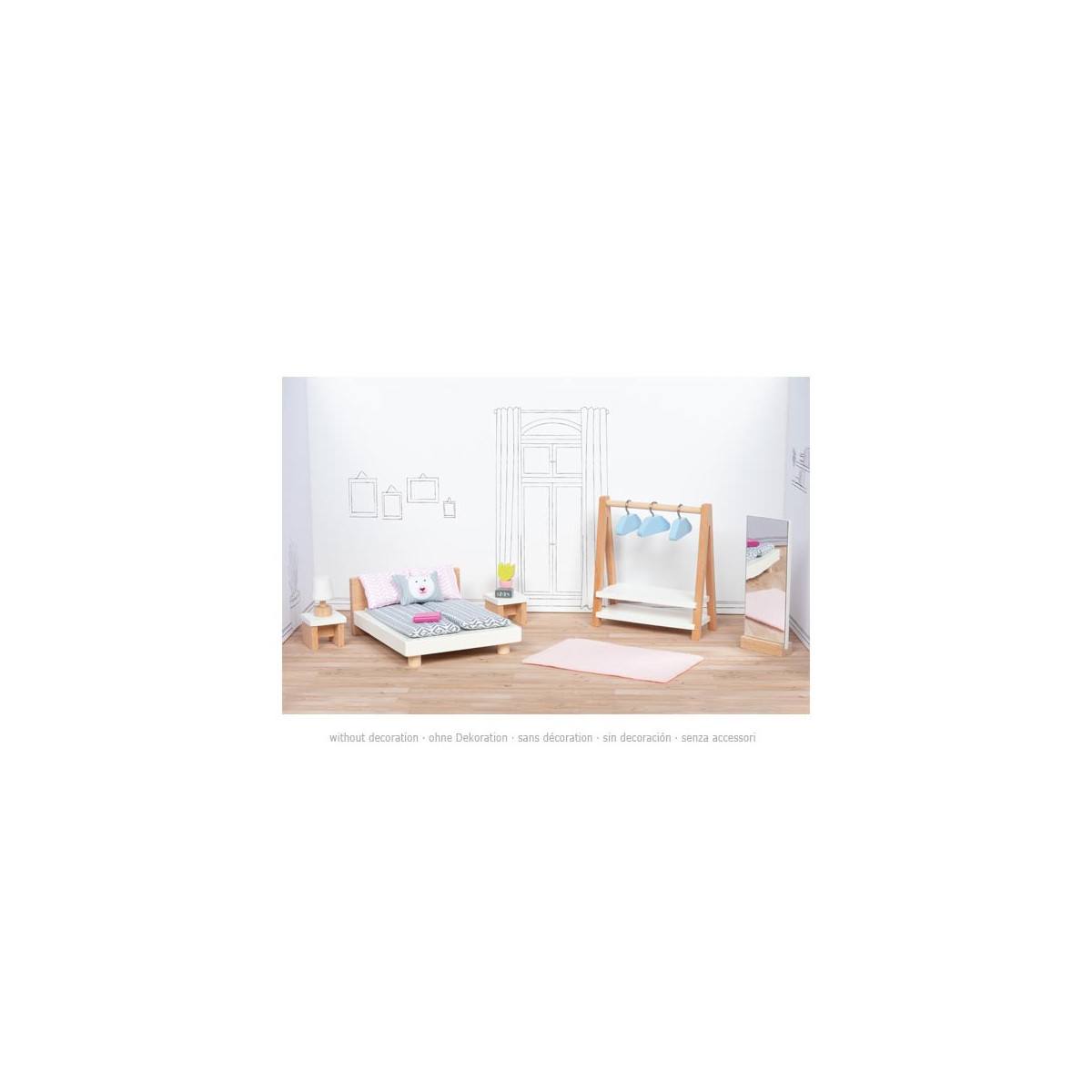 Puppenmöbel Style, Schlafzimmer
