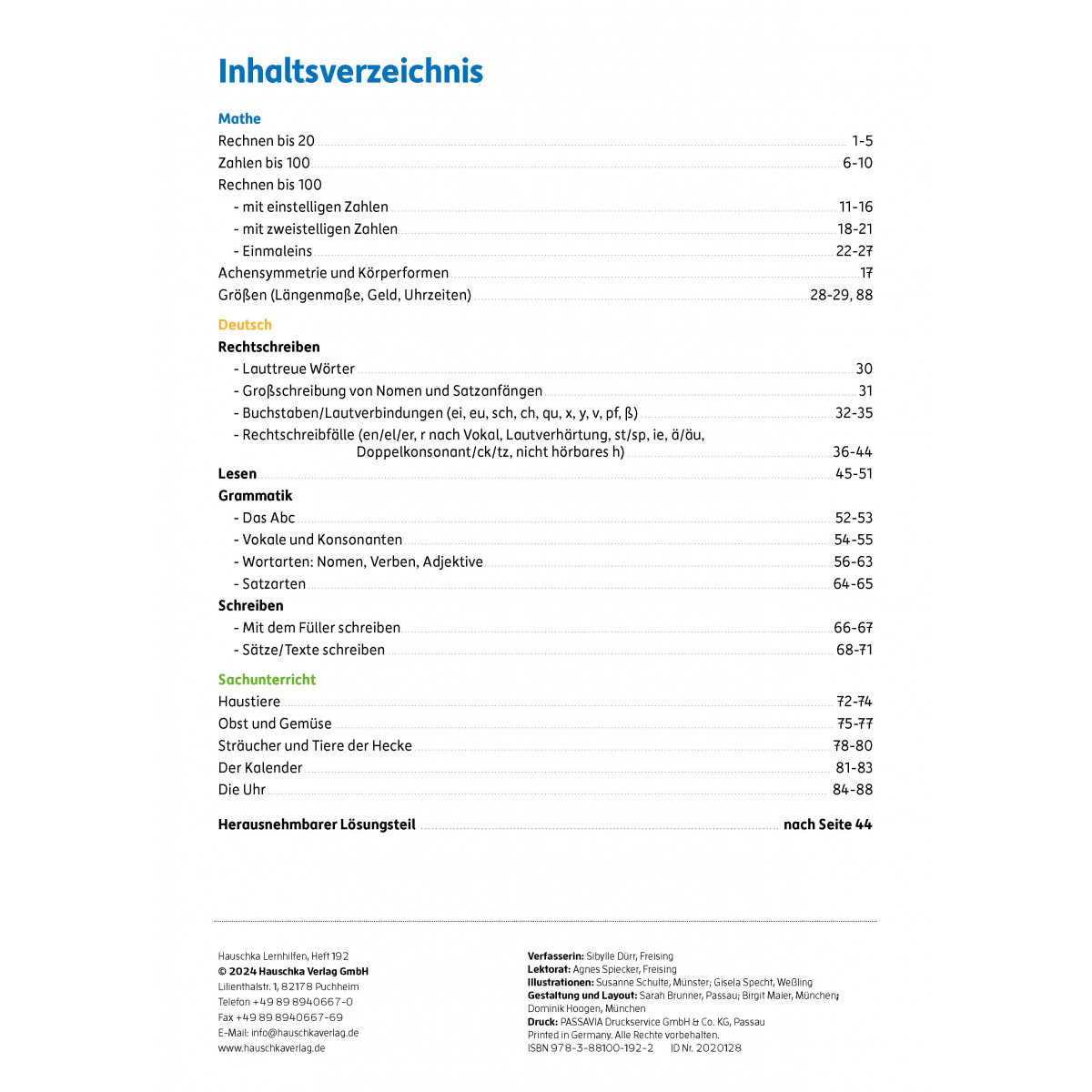 Erfolgreich durch die 2. Klasse - Mathe, Deutsch, Sachunterr