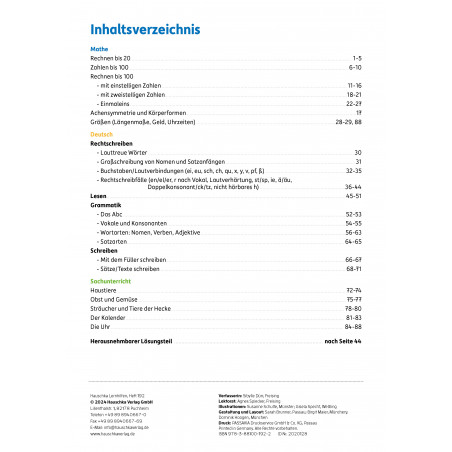 Erfolgreich durch die 2. Klasse - Mathe, Deutsch, Sachunterr