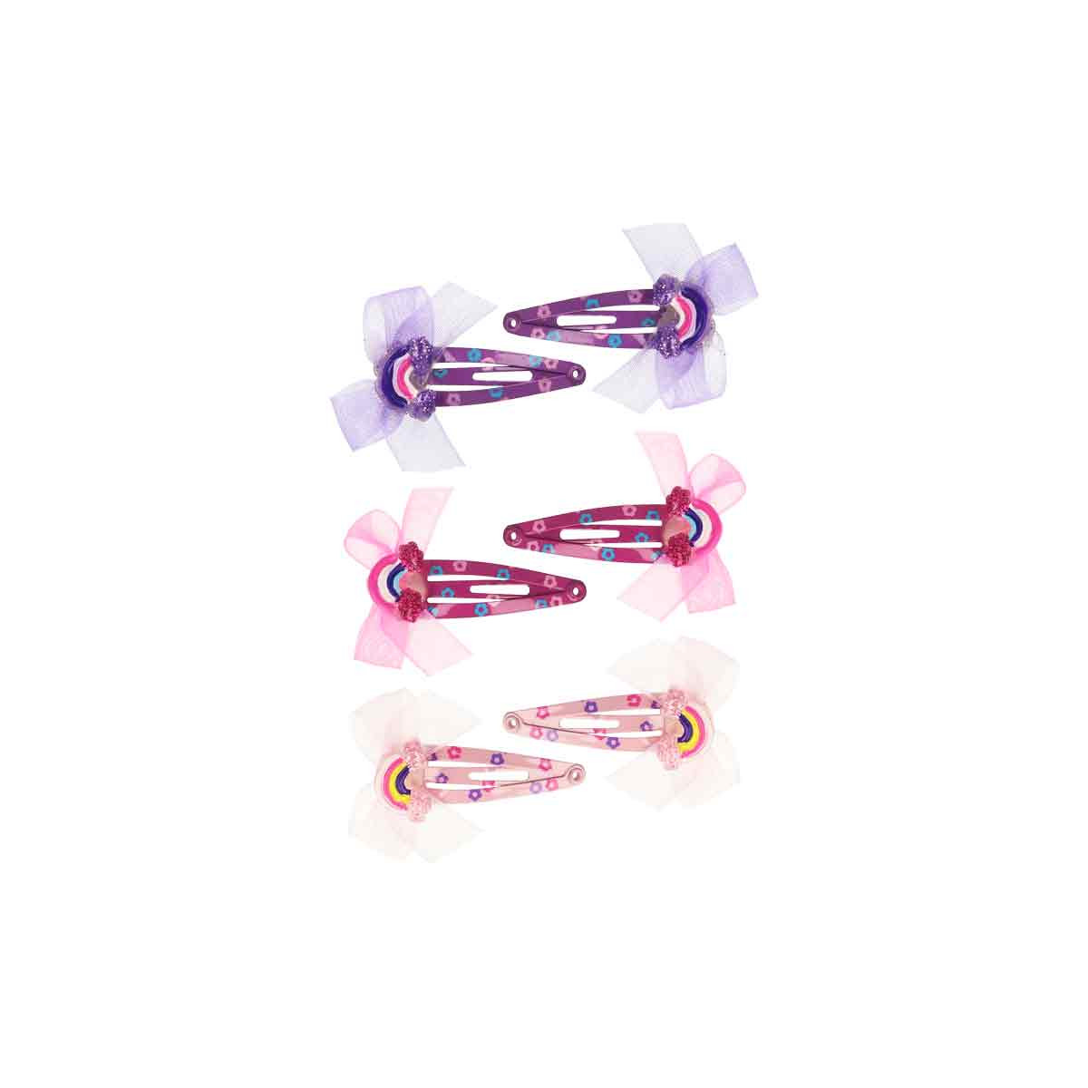 CC-Clips Schleife 2tlg 4cm 3 Farben (6)