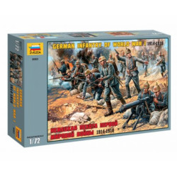 Zvezda - 1:72 Ww Figuren-set Dt. Infanterie