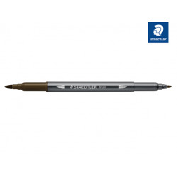 Doppelfaserm.wasserverm. tabakbraun