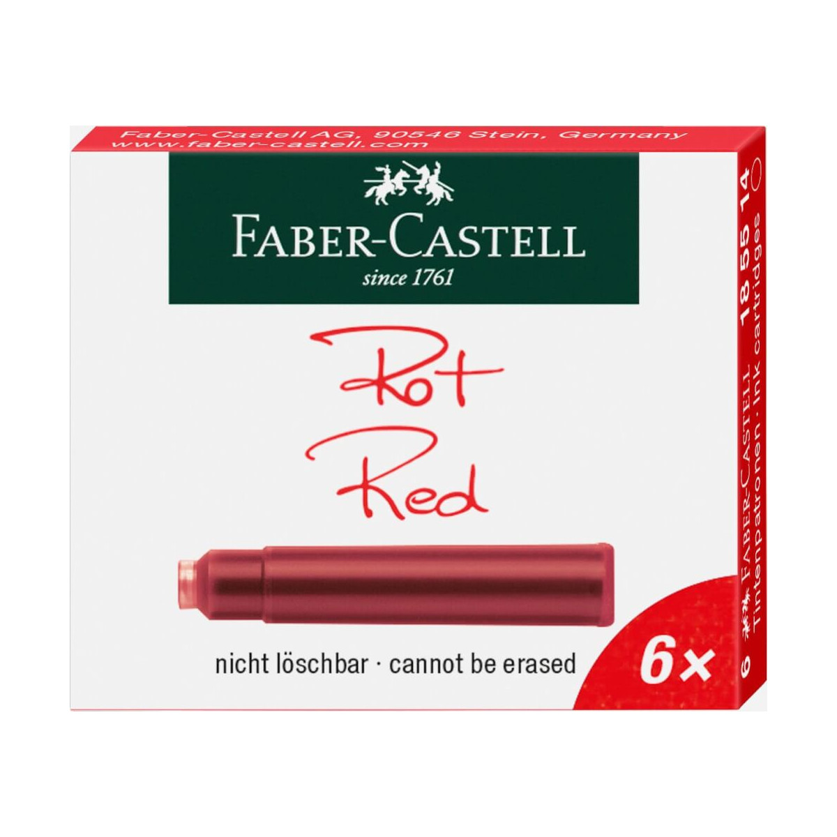 Tintenpatronen Standard 6x rot