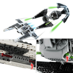 LEGO Star Wars 75348 - Mandalorianischer Fang Fighter vs. TIE Interceptor