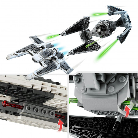 LEGO Star Wars 75348 - Mandalorianischer Fang Fighter vs. TIE Interceptor