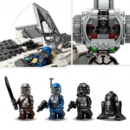 LEGO Star Wars 75348 - Mandalorianischer Fang Fighter vs. TIE Interceptor