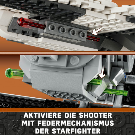 LEGO Star Wars 75348 - Mandalorianischer Fang Fighter vs. TIE Interceptor