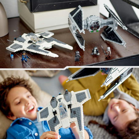 LEGO Star Wars 75348 - Mandalorianischer Fang Fighter vs. TIE Interceptor
