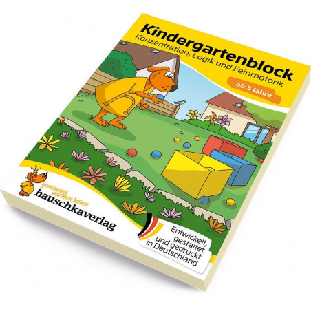 Kindergartenblock - Konzentration, Logik, Feinmotorik ab 3