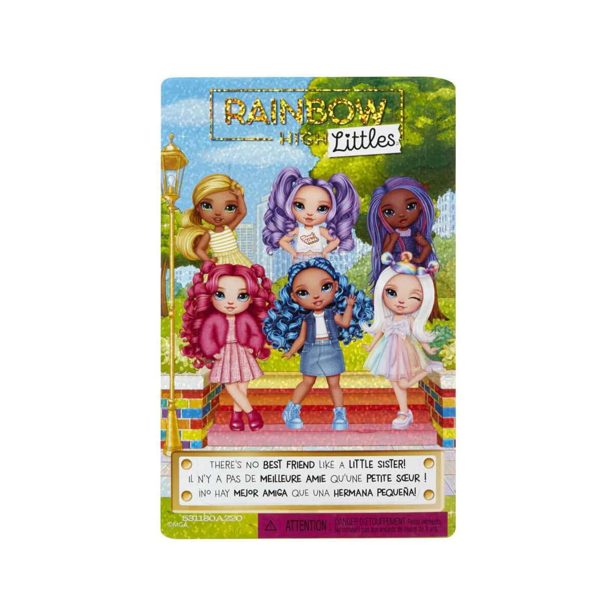 Rainbow High Littles Dolls- Magenta (Pin