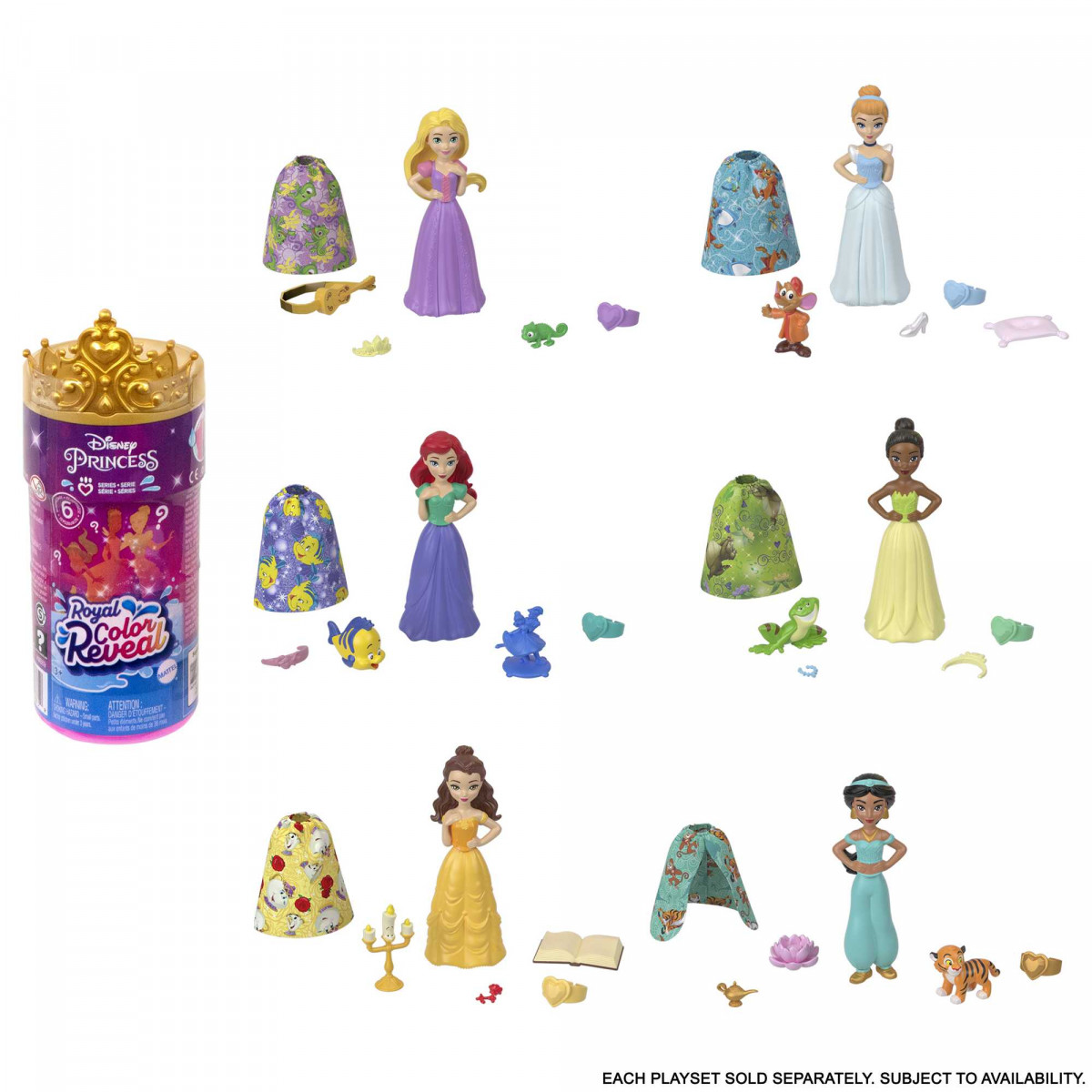 Disney Princess Small Dolls Royal Color Reveal Sortiment