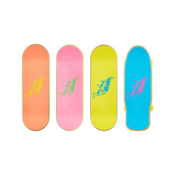 Hot Wheels Skate Neon Bones TH Fingerboard + Shoe 4-Pack (WM