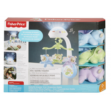 Fisher Price - 3-in-1 Traumbärchen Baby Mobile