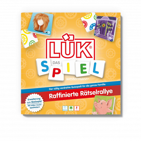 LÜK - DAS SPIEL - Spielplan Raffinierte Rätselrallye LÜK - DAS SPIEL - Spielplan Raffinierte Rätselrallye
