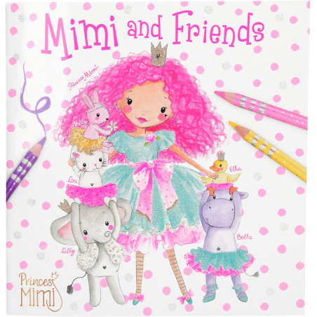 Depesche - Princess Mimi and Friends Malbuch