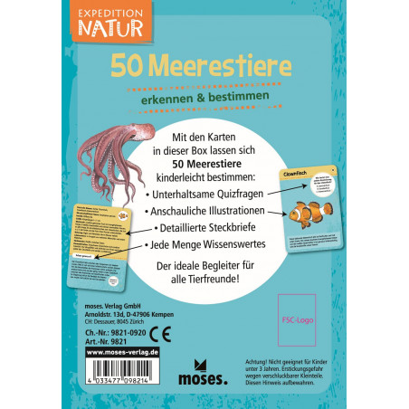 moses. - Expedition Natur 50 Meerestiere