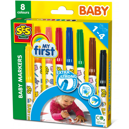 SES Creative - My First - Baby Marker 8 Farben