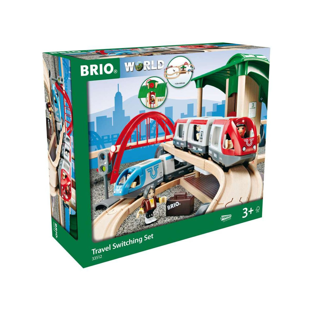 BRIO - Großes BRIO Bahn Reisezug Set