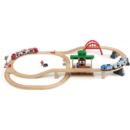 BRIO - Großes BRIO Bahn Reisezug Set