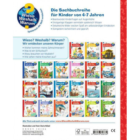 Ravensburger - Wieso? Weshalb? Warum? Wir entdecken unseren Körper, Band 1
