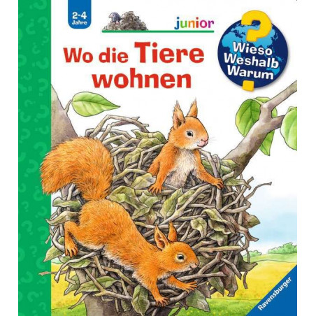 Ravensburger - Wieso? Weshalb? Warum? junior: Wo die Tiere wohnen, Band 46