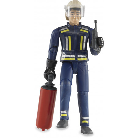 Bruder - Feuerwehrmann mit Helm, Handschuhe und Zubehör