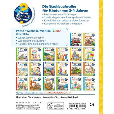 Ravensburger - Wieso? Weshalb? Warum? junior: Unser Baby, Band 12