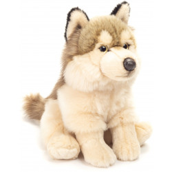Teddy-Hermann - Wolf sitzend, 29 cm