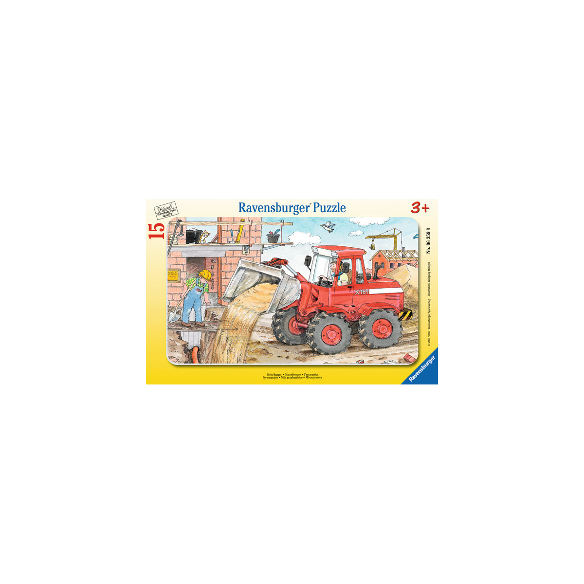 Ravensburger - Mein Bagger, 15 Teile