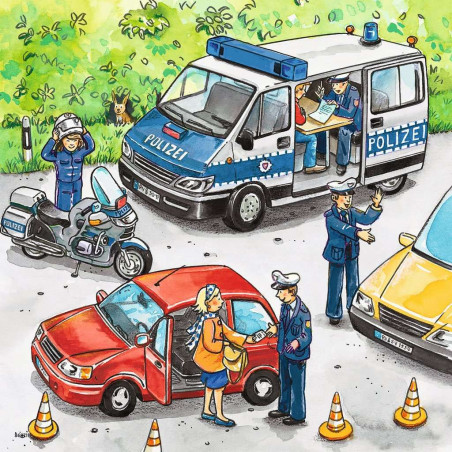 Ravensburger - Polizeieinsatz, 3 x 49 Teile