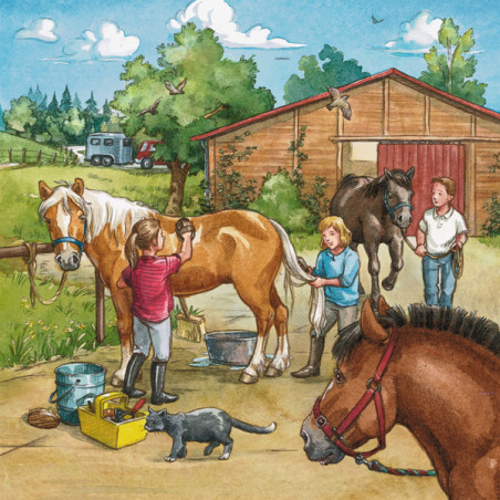Ravensburger - Mein Reiterhof, 3 x 49 Teile