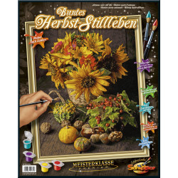 Schipper Malen-nach-Zahlen - Meisterklasse Premium Buntes Herbst-Stillleben